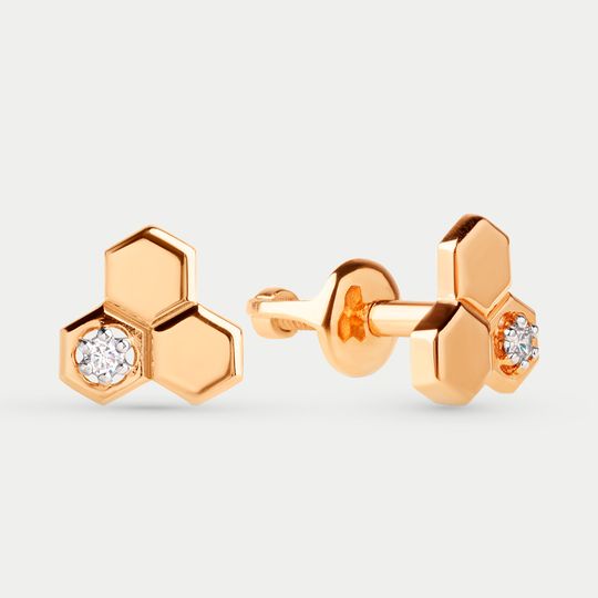 Серьги золотые