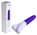 Силиконовый стимулятор OVO (5 скоростей) (Цвет: ежевичный, белый)