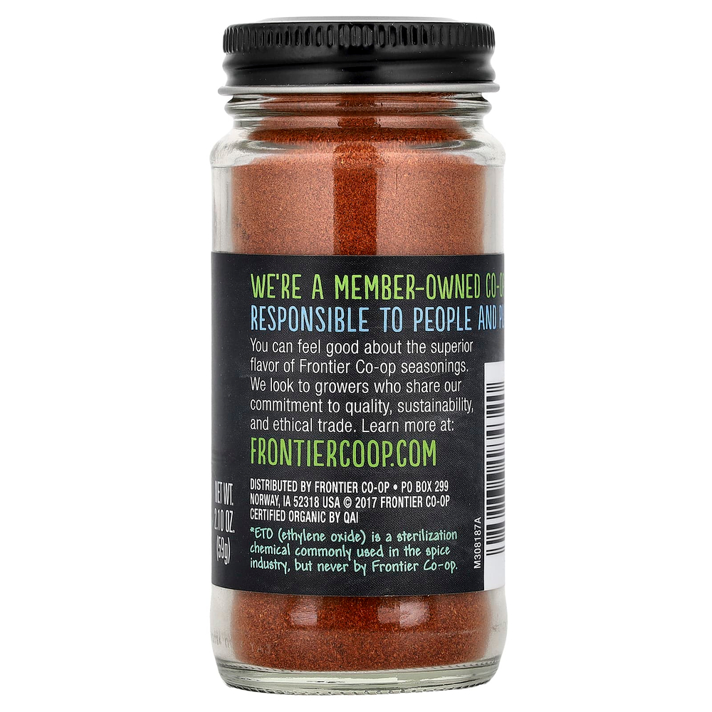 Frontier Co-op, органическая паприка, 59 г (2,1 унции)