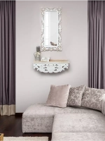 Зеркало "Флоренция" в резной деревянной раме, 48*99 см