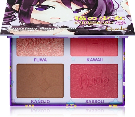 Rude Cosmetics Manga Face Palette - Многофункциональная палитра для лица, 11,2 g