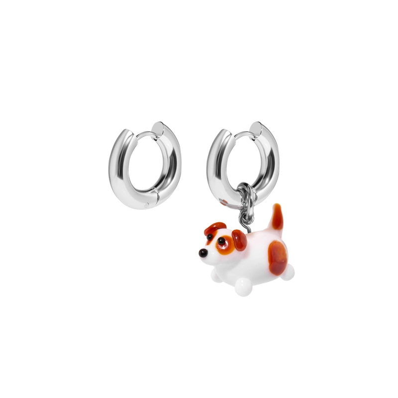 Серьги Мой Любимый Пушистик – Серебро, Собака