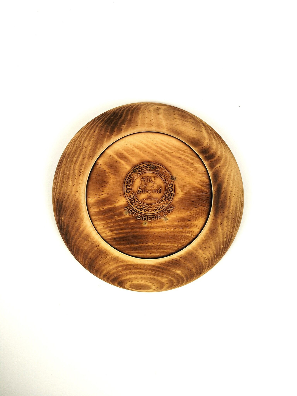 Тарелка деревянная мотивационная "Дом там, где сердце"