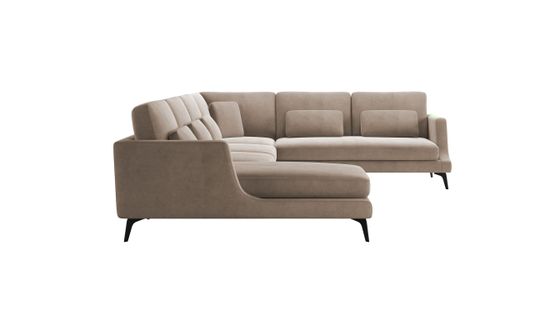 Albert диван угловой с шезлонгом, велюр