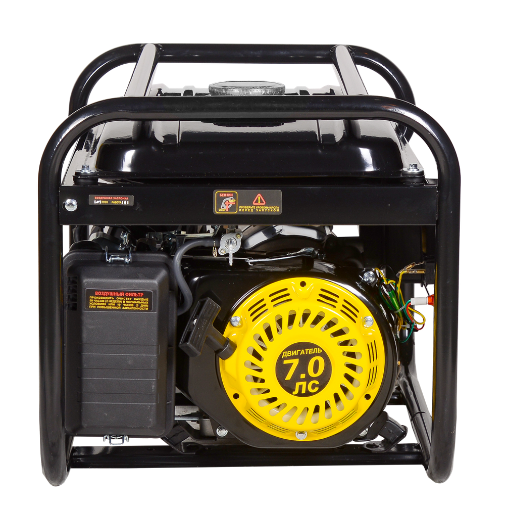 Портативный бензогенератор HUTER DY2500L - [2 кВт / 220V]