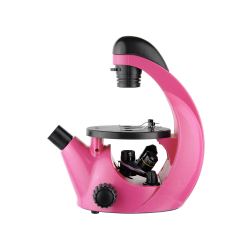 Микроскоп школьный Эврика 40х-320х инвертированный (фуксия) - фото 2