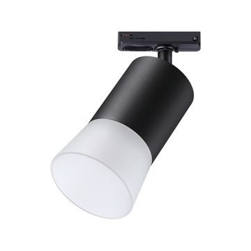 Трековый однофазный светильник 370902 черный Elina Novotech