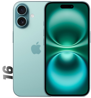 Смартфон Apple iPhone 16 128 ГБ («Морская бирюза» | Teal)