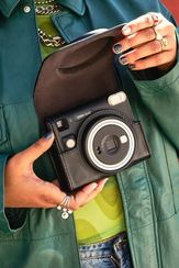 İnstax fotoaparat üzlüyü İnstax Square SQ40 qara