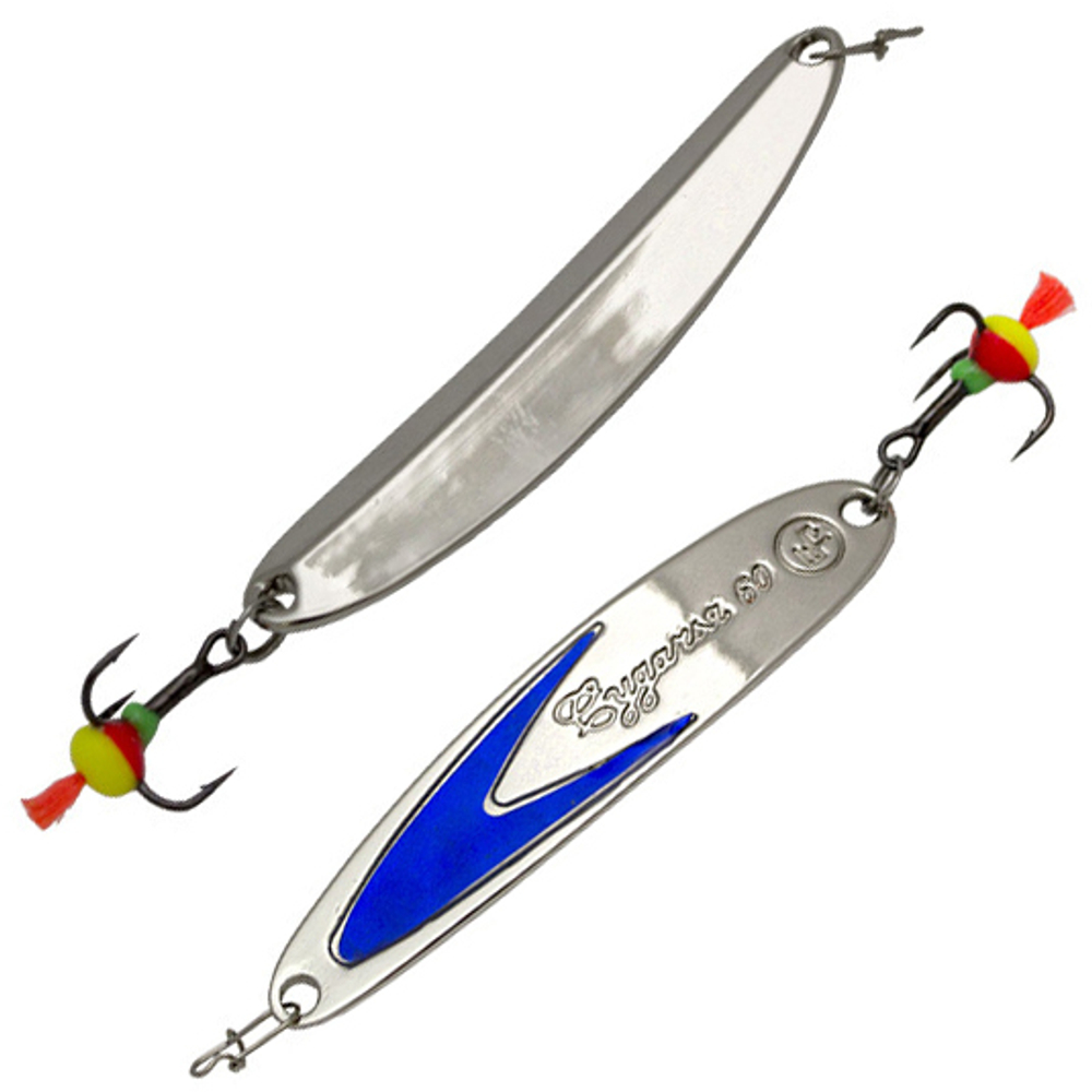 Блесна зимняя Eco Pro "Судачья" синий флекс (70мм, 15гр)