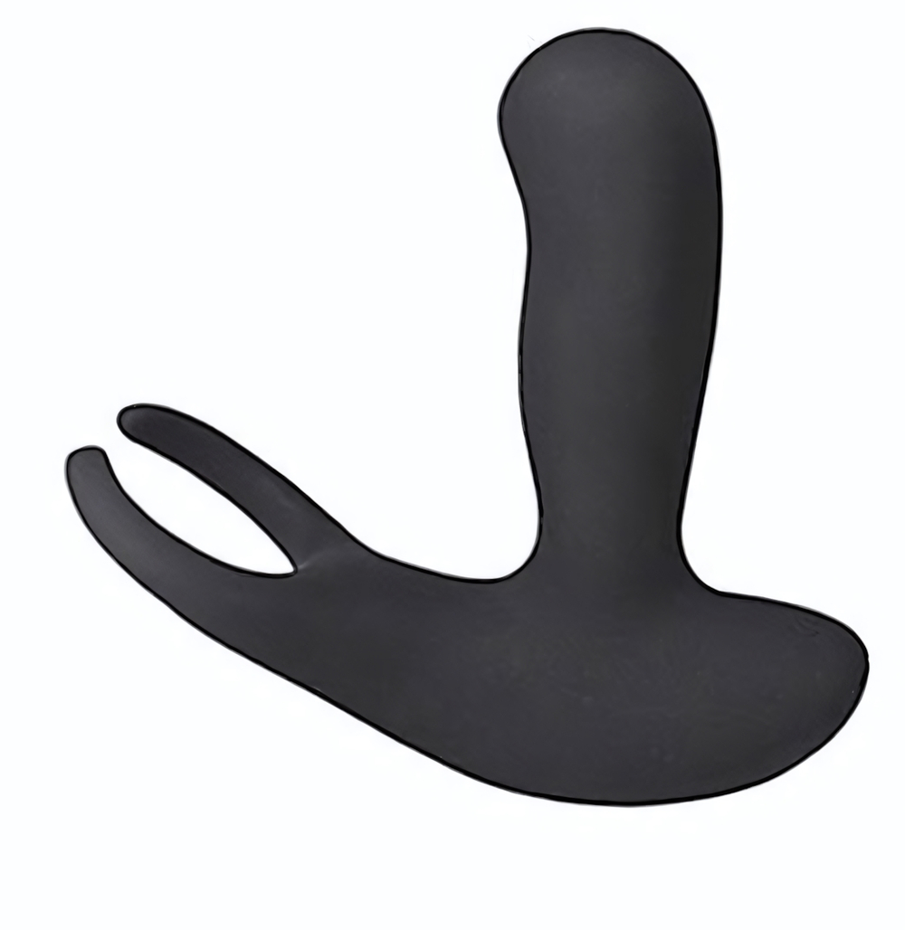 Стимулятор простаты Levett Earl с 2 моторами и пультом ДУ (Цвет: черный)