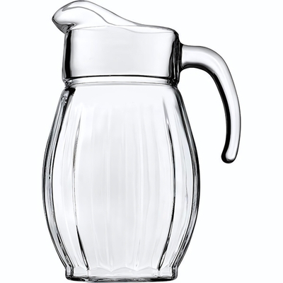 Кувшин «Данс»;стекло;1,6л;D=9,5,H=24,5,L=153,2см;прозр. (Цвет: прозрачный)