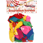 Воздушные шары 25 шт, 10»/25см «С праздником!», Феерверк (микс)