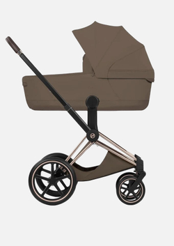 Cybex Priam 5 Style, в цвете Coconut Brown (шасси Rose Gold) + автокресло Cybex Cloud G3