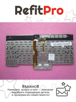 Клавиатура для Ноутбука Lenovo LenovoThinkPad X230 / T430 / W530 с подсветкой, раскладка - английская, черная (04X1315)