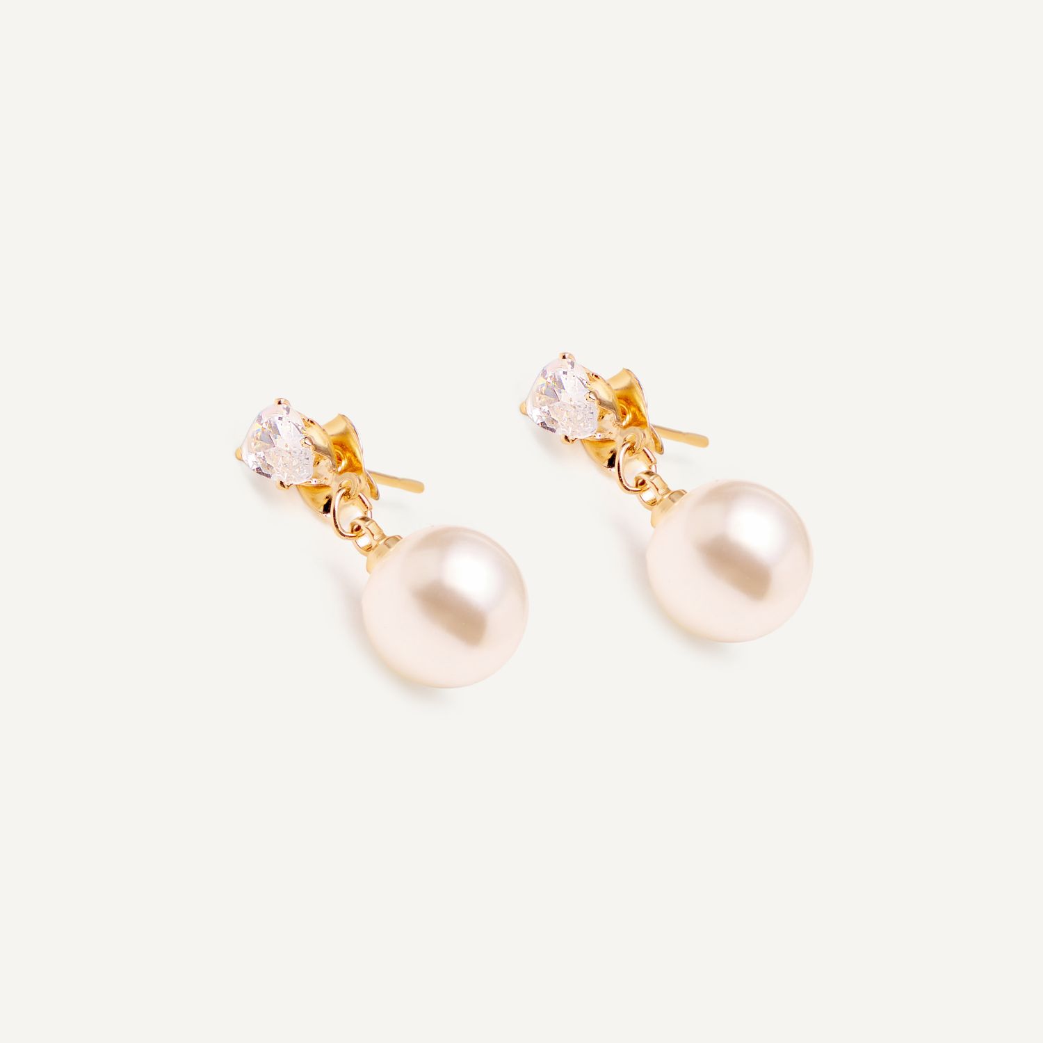 Серьги Pearl Mirage Studs Earrings - Gold