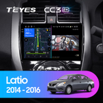 Teyes CC3 2K 10,2"для Nissan Latio 2014-2016 (прав)