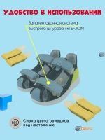 Сандалии для мальчиков на липучках