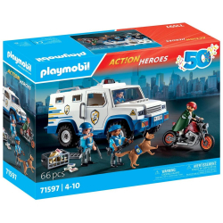 Playmobil - Action Heroes Money Transporter Полицейская машина 71597 / артикул   71597  / GTIN 4008789715975