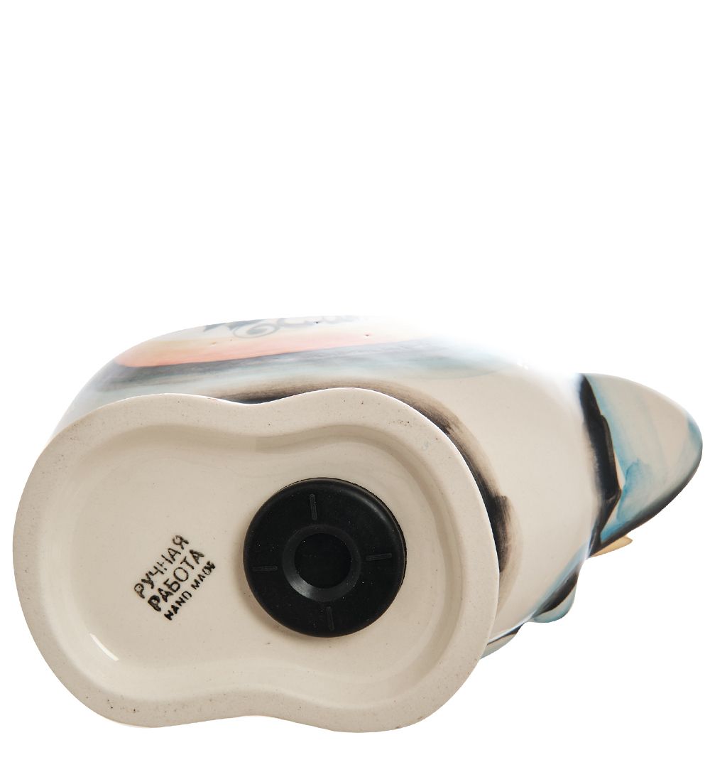 ГЛ- 447 Копилка «Слон» золото цв. (Гжельский фарфор)