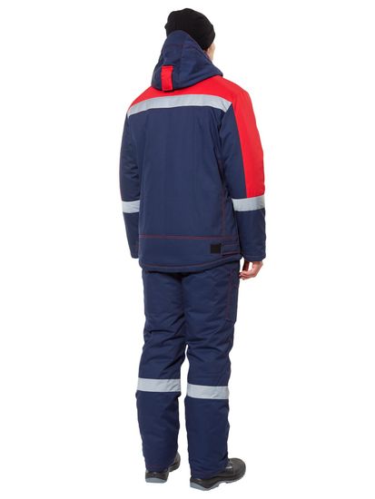 Костюм зимний "Авангард NEXT" брюки (синий/красный)