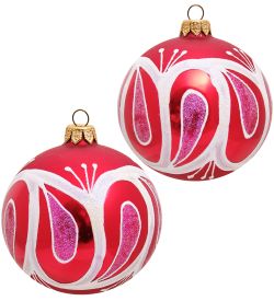 Элита НФШ-1219/2 Набор ел.украшений Шар 2шт «Вьюга» 85 мм