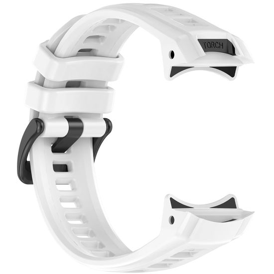 Ремешок для Garmin Instinct 3 (45) силиконовый ширина 22 мм оригинальное крепление (Белый)