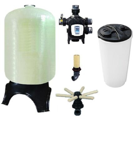 Комплект МоноКит : клапан с водосчетчиком RUNXIN F112A3, корпус фильтра 4272 Солевой бак - Фильтр умягчения *обезжелезивания* воды