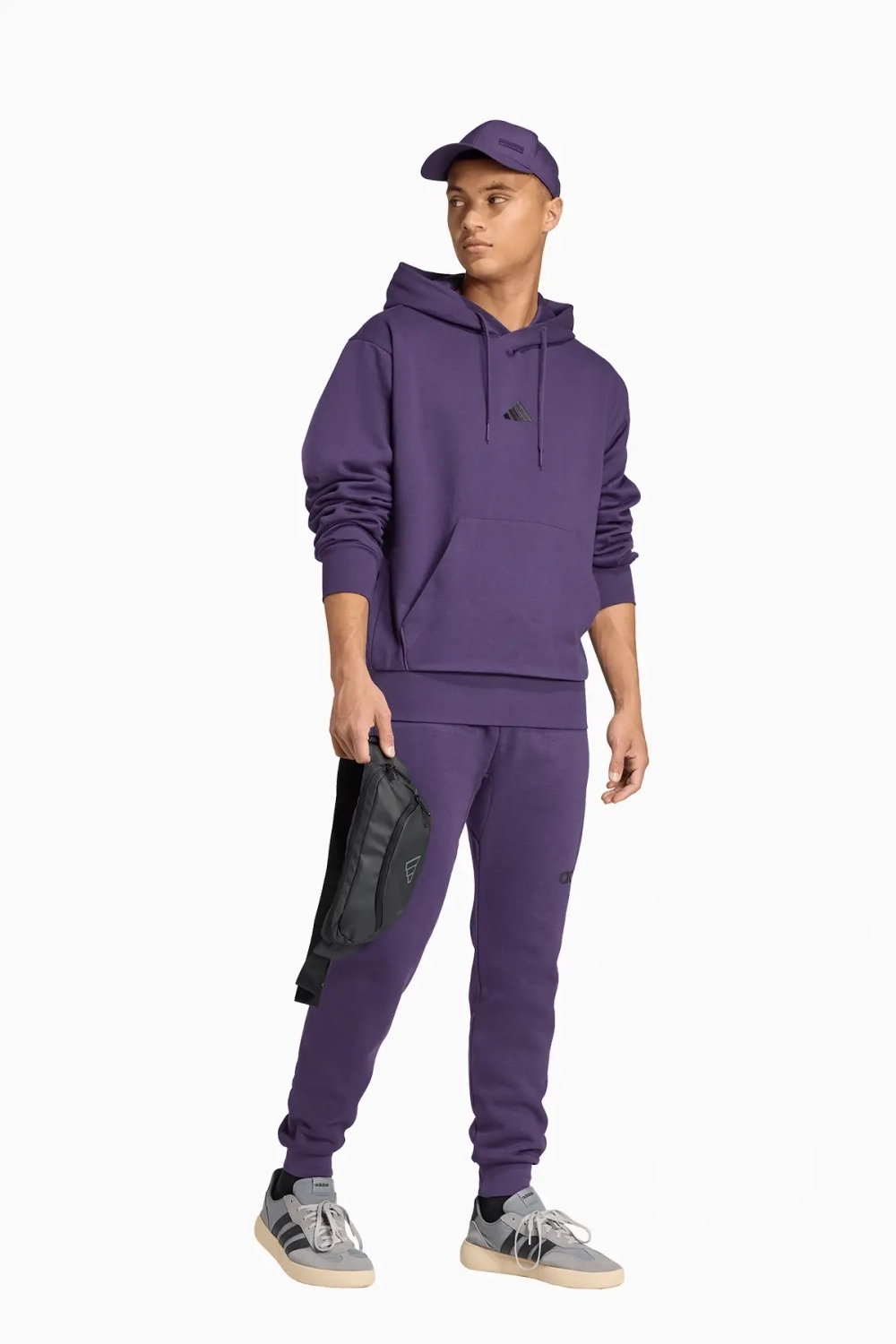 Кофта adidas Essentials Feelcozy Fleece - фиолетовый