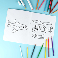 Книжка-раскраска для детей. Серия "Сказочная раскраска" ЛЮБИМЫЕ ГЕРОИ