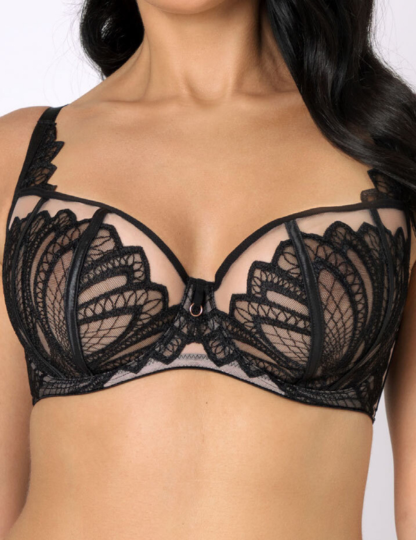 Бюстгальтер Subtille Melissa Balconette (черный/мокка)