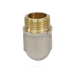 Угольник латунь никель реборда Ду 32 (1 1/4") ВР/НР 9006 ГОСТ 32585-2013 Aquasfera 9006-04