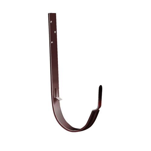 Кронштейн желоба ПВХ  Grand Line металлический шоколад