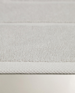 Zara Home - Нескользящий коврик для ванной из хлопка, серый, 55x80 см