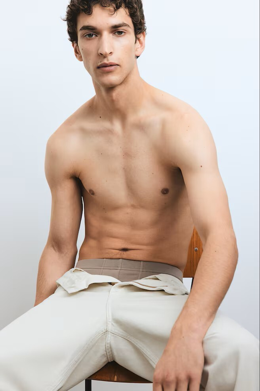 H&M Набор трусов-боксеры из хлопка (10 штук), коричневый