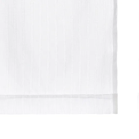 Тюль из хлопка белого цвета из коллекции essential, 140х290 см