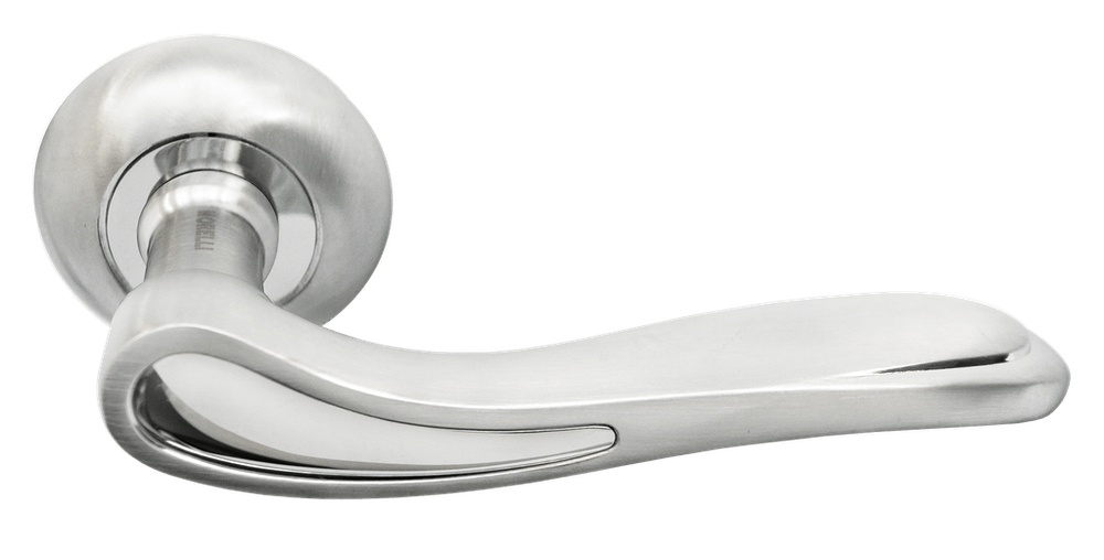 Дверные ручки Morelli "LONDON EYE" MH-26 SC/CP Цвет - Матовый хром/полированный хром