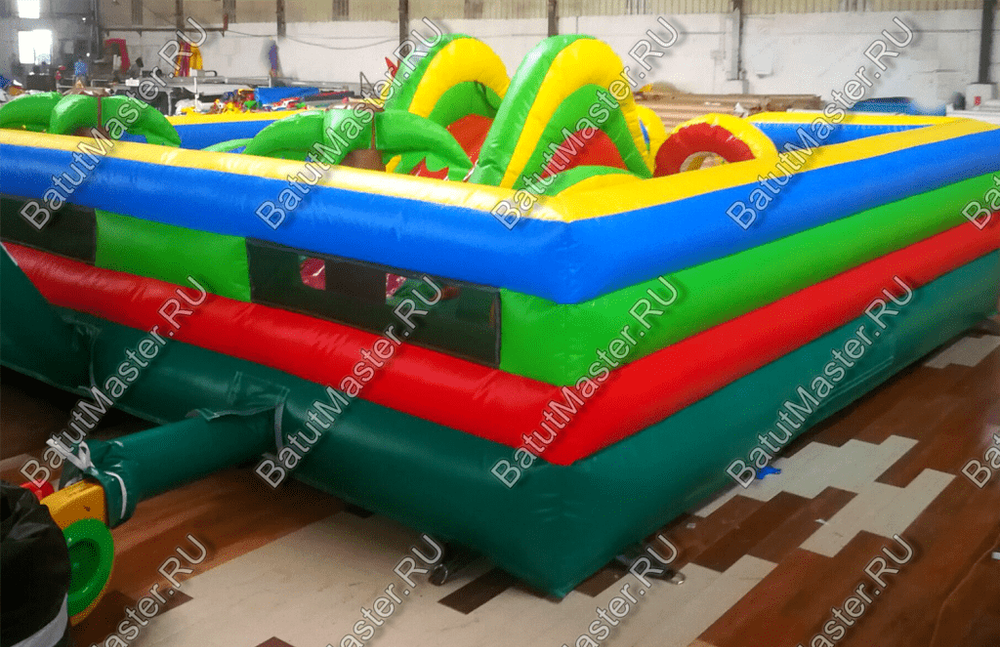 Надувной батут "Гусеничка"