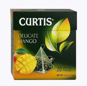 ЧАЙ CURTIS ЗЕЛЕНЫЙ DELICATE MANGO 20*1.8ГР 3DTB