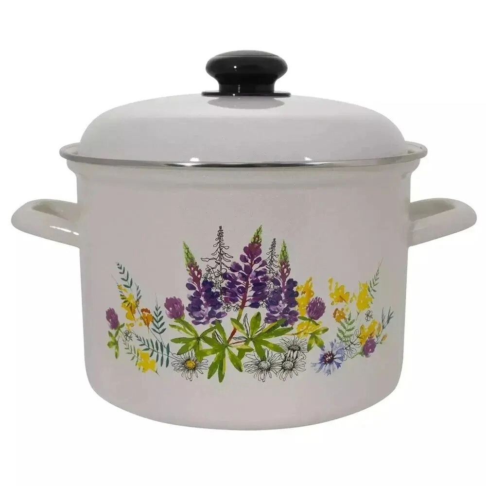 Кастрюля эмал 4,5л 16154АП2 Люпины