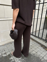 Брюки KHAYAL, горький шоколад