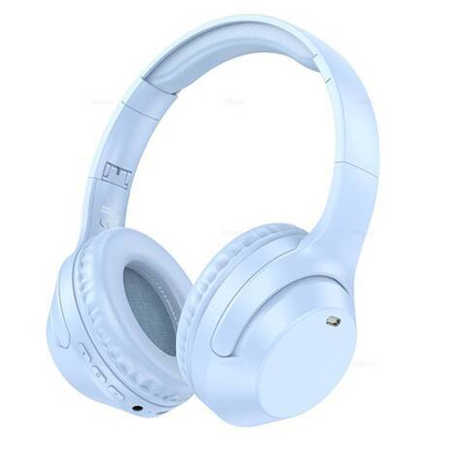 Накладные Bluetooth наушники Borofone BO26 Delightful blue
