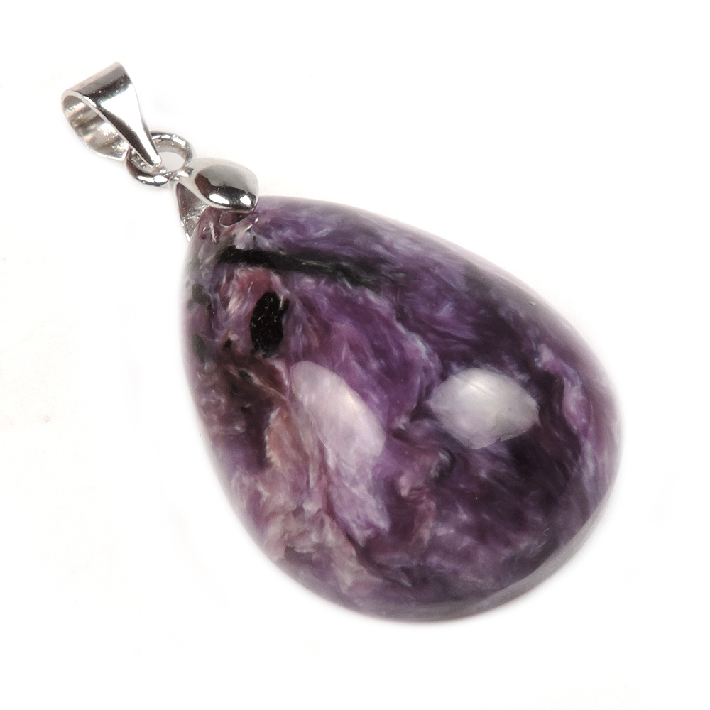 Кулон "Капля №5" чароит