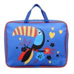 Папка с ручками А4, Канцбург 2Ш48, широкая, Тукан, ткань, молния