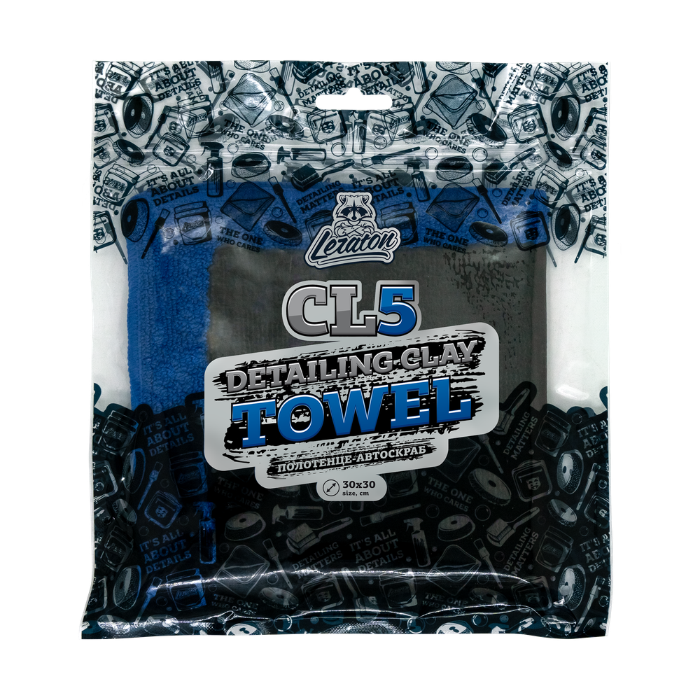 Leraton CLAY TOWEL CL5 Полотенце -автоскраб 30x30