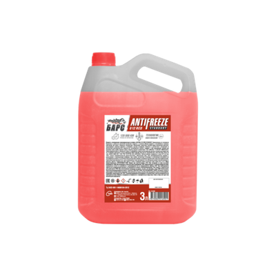 Антифриз G12 "БАРС" standart -40, 10кг (красный)