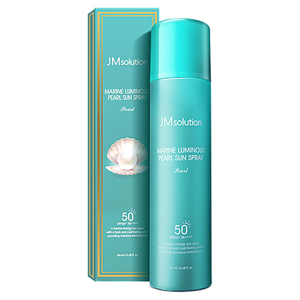 JMsolution Спрей солнцезащитный с морскими минералами - Marine luminous pearl deep sun spray, 180мл