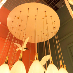 Люстра Cloyd ARGANA C30 / Ø60 см - керамика - E14 - белый (арт.11236)