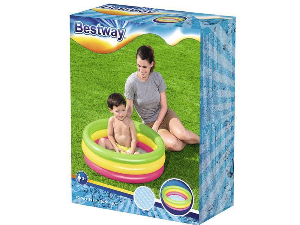 Бассейн 70*24см 41л надувной Bestway 51128