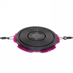 Диск вращающийся «Gracefulness» d- 30 см с эспандерами (нагрузка 13 кг), фиолетовый